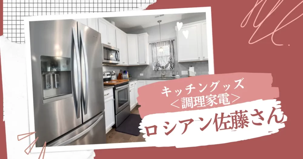 YouTube『おなかがすいたらMONSTER!』で大食いのロシアン佐藤さんが使用している調理家電